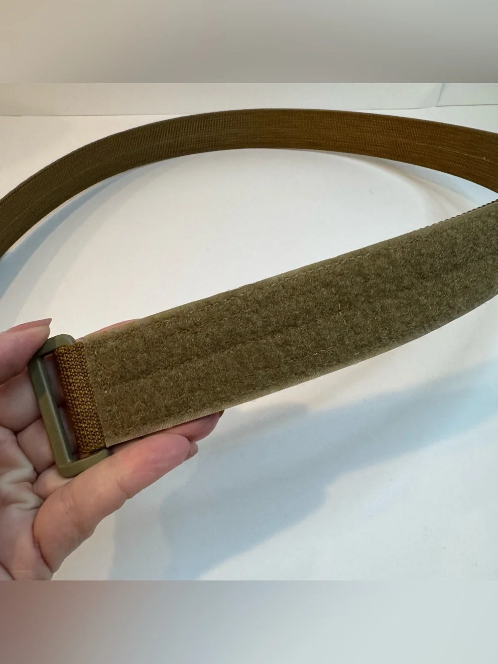 Blue Alpha gear Low Profile inner/EDC Belt - coyote brown barley worn! Size 42